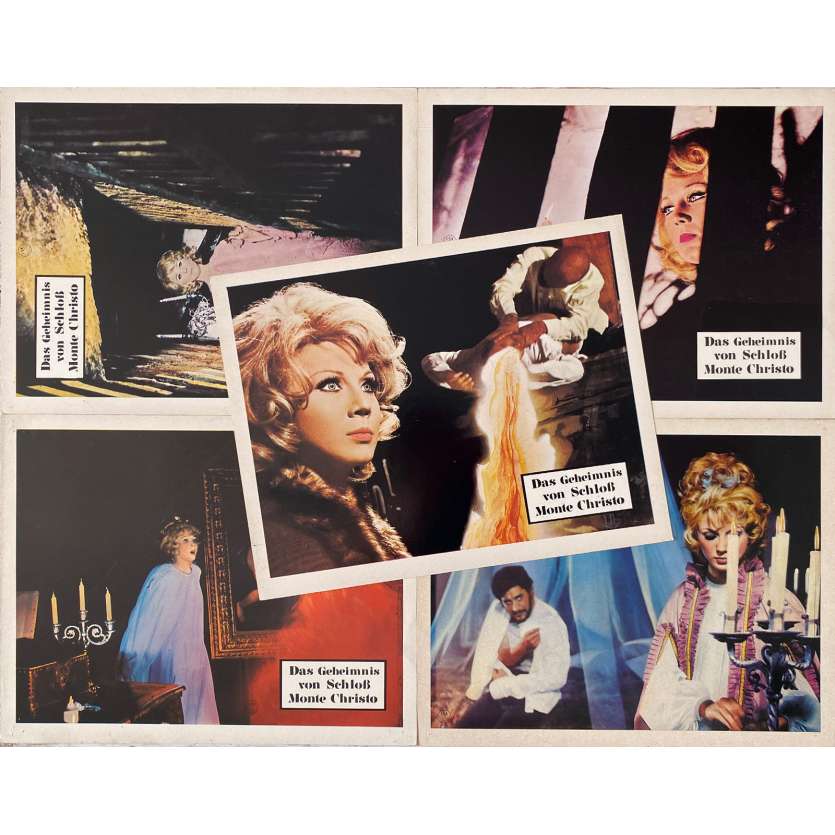 SCREAM OF THE DEMON LOVER Original Lobby Cards x5 - 9x11,5 in. - 1970 - José Luis Merino, Erna Schurer