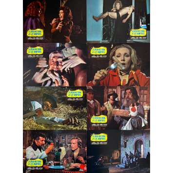 THE VAMPIRES NIGHT ORGY Original Lobby Cards x8 - 9x12,5 in. - 1973 - León Klimovsky, Jack Taylor