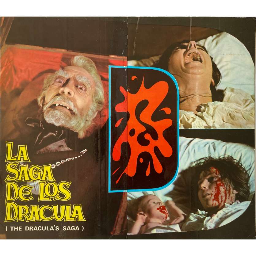 COUNT DRACULA'S GREAT LOVE Original Pressbook - 9x12,5 in. - 1973 - Javier Aguirre, Paul Naschy