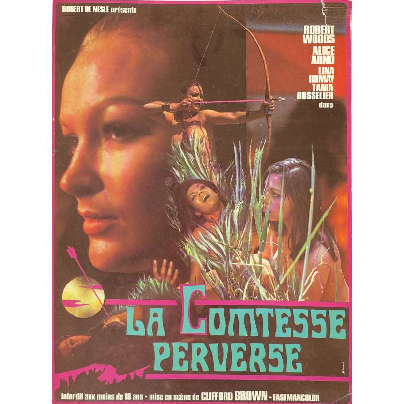 LA COMTESSE PERVERSE Synopsis 2p - 21x30 cm. - 1974 - Alice Arno, Jesús Franco