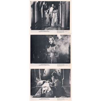 COUNT DRACULA'S GREAT LOVE Original Movie Stills x3 - 8x10 in. - 1973 - Javier Aguirre, Paul Naschy