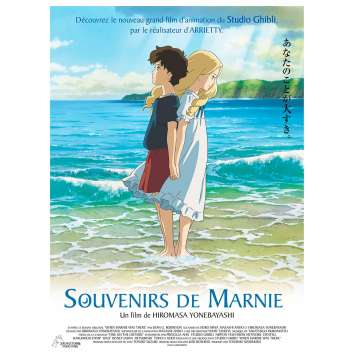 SOUVENIRS DE MARNIE Affiche de Film 40x60 - 2015 - Hayao Miyazaki, Studio Ghibli