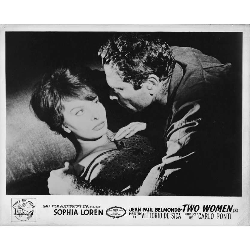 TWO WOMEN Original Movie Still N2 - 8x10 in. - 1960 - Vittorio De Sica, Sophia Loren, Jean-Paul Belmondo