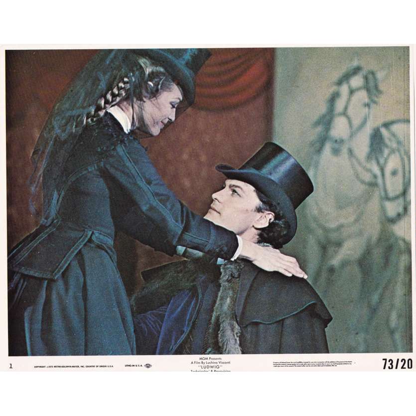 LUDWIG Original Lobby Card N1 - 8x10 in. - 1973 - Luchino Visconti, Helmut Berger