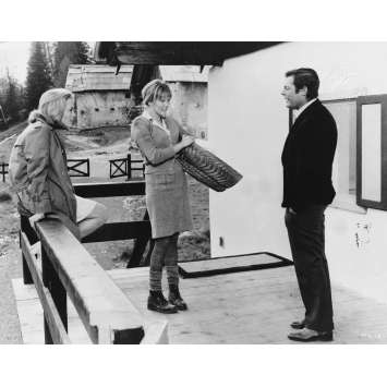 LE TEMPS DES AMANTS Photo de presse PFL-18 - 20x25 cm. - 1968 - Marcello Mastroianni, Faye Dunaway, Vittorio De Sica
