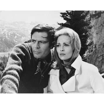 LE TEMPS DES AMANTS Photo de presse PFL-67 - 20x25 cm. - 1968 - Marcello Mastroianni, Faye Dunaway, Vittorio De Sica