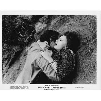 MARIAGE A L'ITALIENNE Photo de presse MIS-71 - 20x25 cm. - 1964 - Sophia Loren, Marcello Mastroianni, Vittorio De Sica