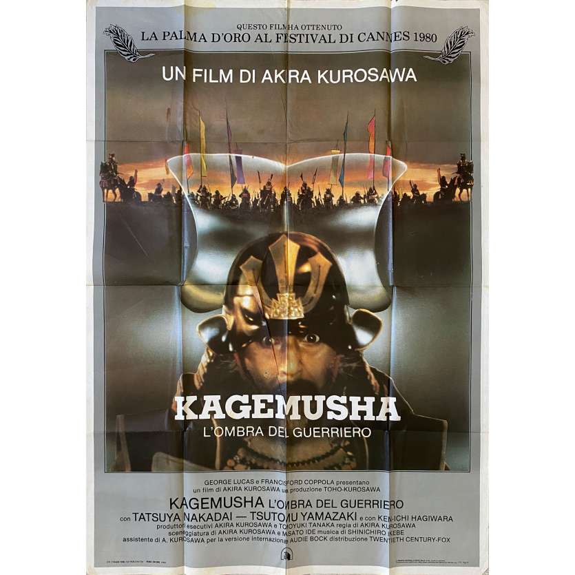 Kagemusha Italian Movie Poster 39x55 In 1980