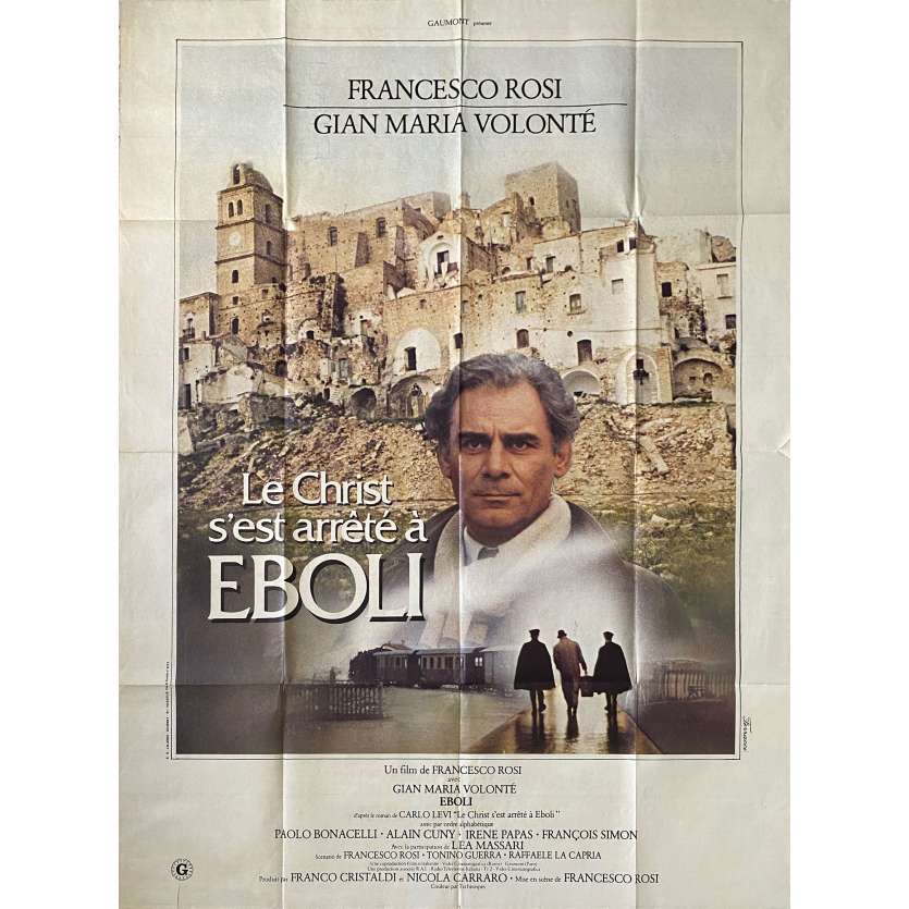 CHRIST STOPPED AT EBOLI Original Movie Poster- 47x63 in. - 1979 - Francesco Rosi, Gian Maria Volontè