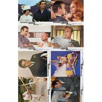 YOU ONLY LIVE TWICE Original Lobby Cards x8 - 9x12 in. - 1967 - James Bond 007, Sean Connery