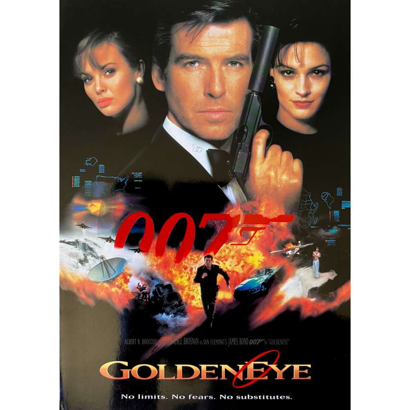 GOLDENEYE Original Herald- 9x12 in. - 1995 - James Bond, Pierce Brosman