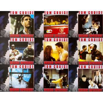 MISSION IMPOSSIBLE Photos de film x9 - 28x36 cm. - 1996 - Tom Cruise, Brain de Palma