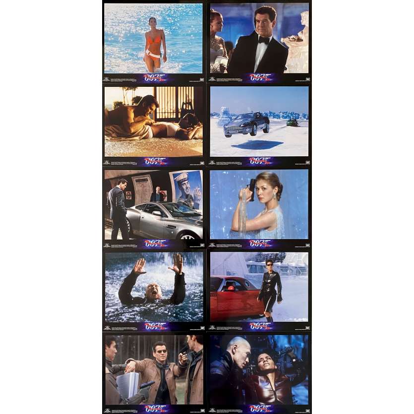 DIE ANOTHER DAY Original Lobby Cards x10 - 11x14 in. - 2002 - James Bond 007, Pierce Brosnan