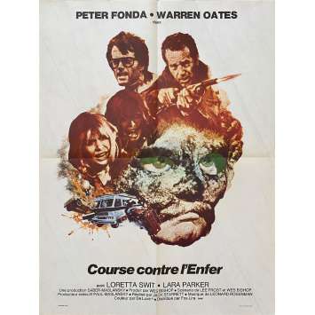 COURSE CONTRE L'ENFER Affiche de film- 60x80 cm. - 1975 - Peter Fonda, Warren Oates, Jack Starrett