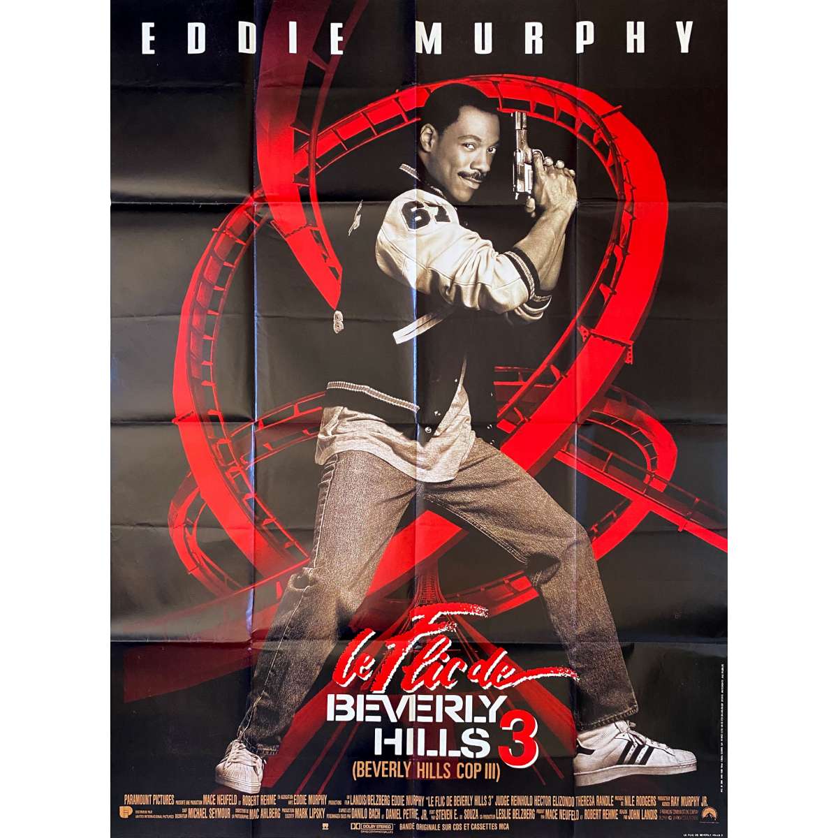Le Flic De Beverly Hills 3 George Lucas Affiche de cinéma américaines de LE FLIC DE BEVERLY HILLS 3 - 120x160 cm.