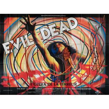 EVIL DEAD Affiche de film- 400x300 cm. - 1981 - Bruce Campbell, Sam Raimi