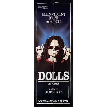 DOLLS Original Movie Poster- 23x63 in. - 1987 - Stuart Gordon, Ian Patrick Williams