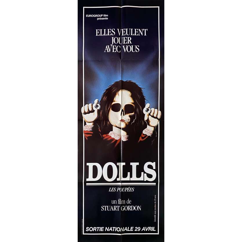 DOLLS Affiche de film- 60x160 cm. - 1987 - Ian Patrick Williams, Stuart Gordon