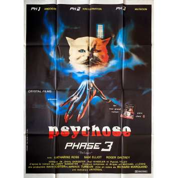 PSYCHOSE PHASE 3 Affiche de film- 120x160 cm. - 1978 - Katharine Ross, Richard Marquand
