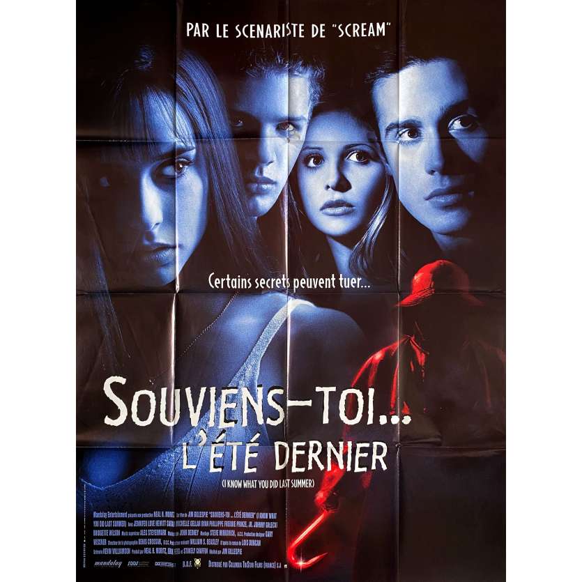 SOUVIENS-TOI L'ETE DERNIER Affiche de film- 120x160 cm. - 1997 - Jennifer Love Hewitt, Jim Gillespie