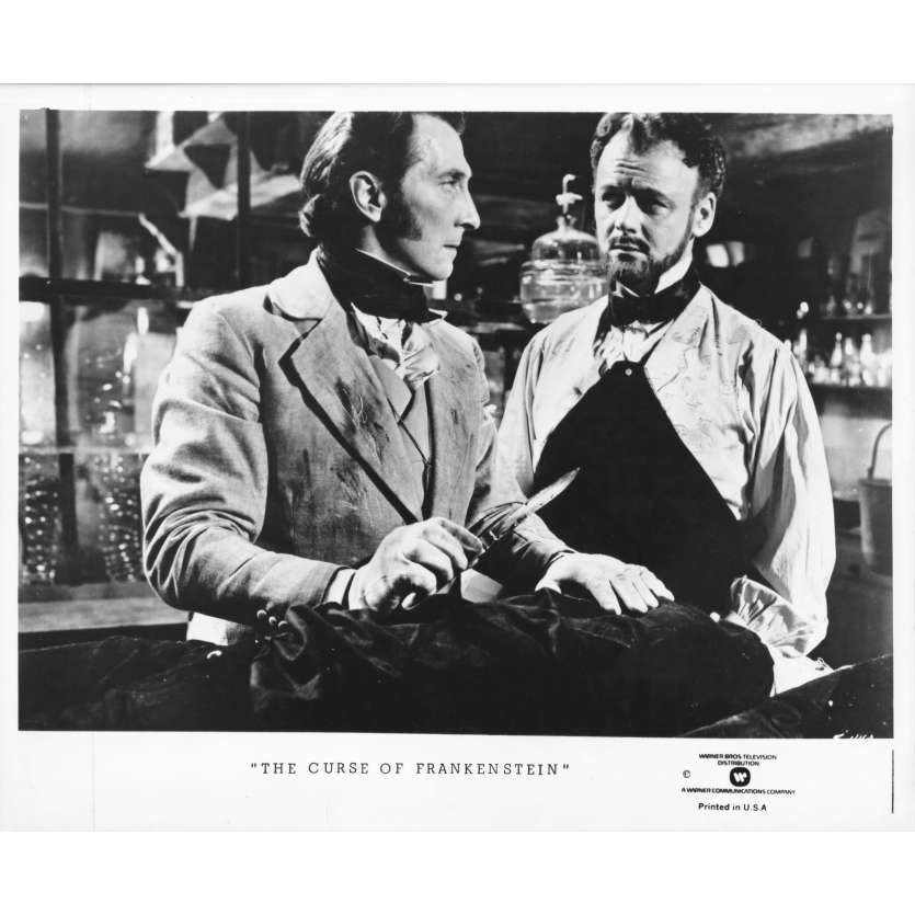 THE CURSE OF FRANKENSTEIN Original TV Still 44-A - 8x10 in. - R1960 - Terence Fisher, Peter Cushing
