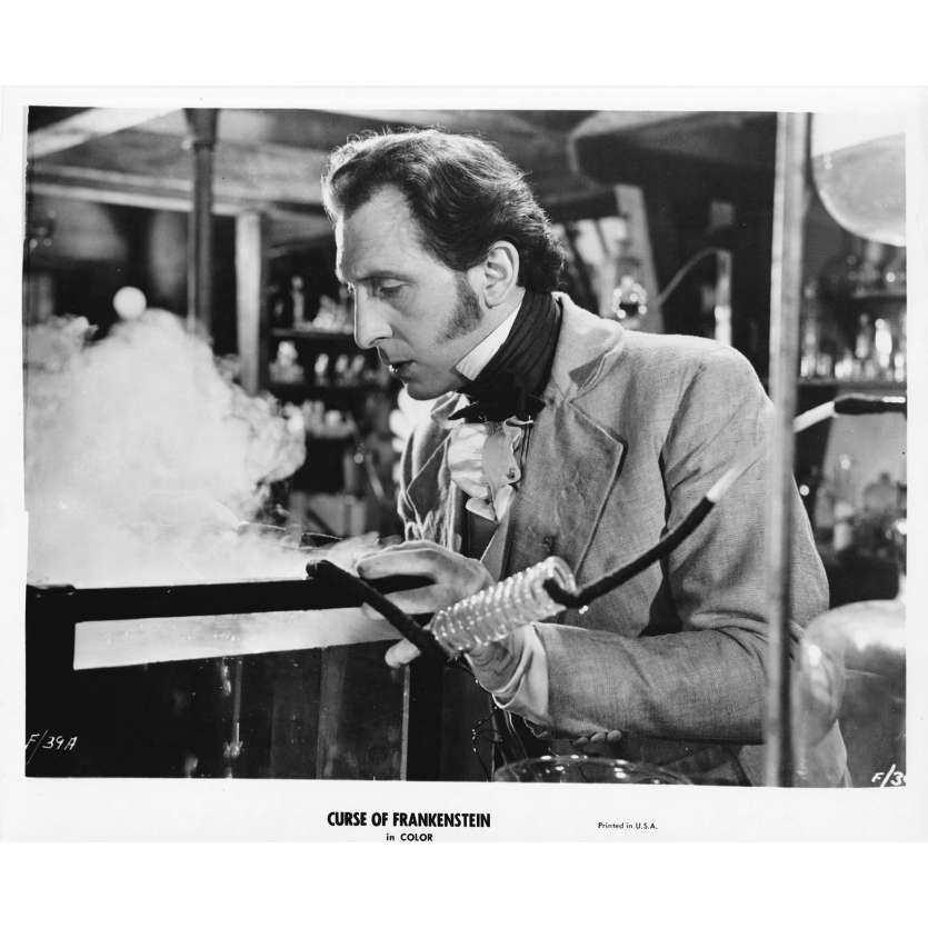 THE CURSE OF FRANKENSTEIN Original Movie Still 39-A - 8x10 in. - R1970 - Terence Fisher, Peter Cushing