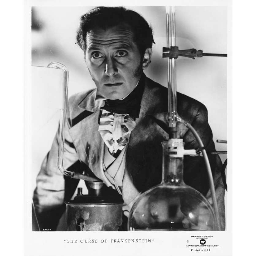 FRANKENSTEIN S'EST ECHAPPE Photo de presse TV FP-2 - 20x25 cm. - R1970 - Peter Cushing, Terence Fisher