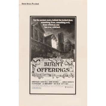 BURNT OFFERINGS pressbook US Horror Bette Davis BURNT OFFERINGS pressbook US Horror Bette Davis