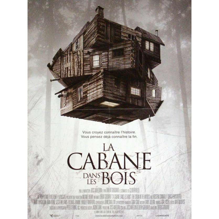 CABIN IN THE WOODS Affiche 40x60 FR '12 Chris Hemsworth