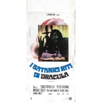 DRACULA VIT TOUJOURS… Affiche 30x70 '74 Christopher Lee Peter Cushing Hammer