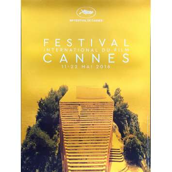 CANNES FESTIVAL 2016 Original Movie Poster- 23x32 in. - 2016 - Jean-Luc Godard, Michel Picolli