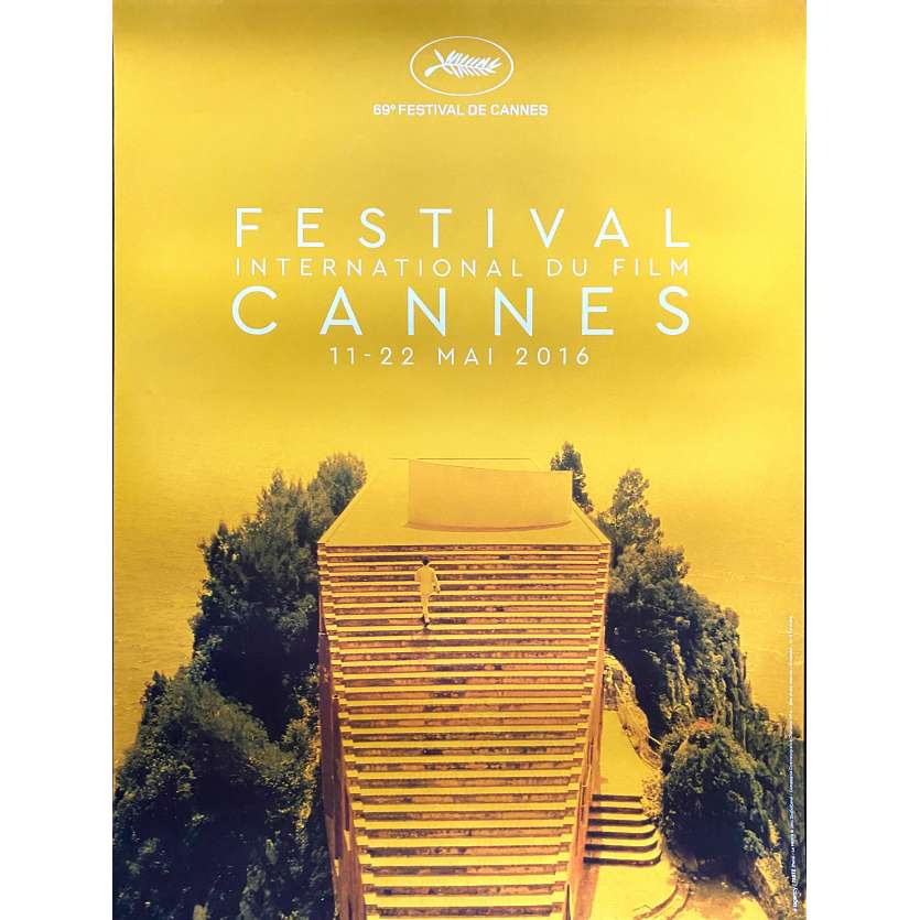 FESTIVAL DE CANNES 2016 Affiche de film- 60x80 cm. - 2016 - Michel Picolli, Jean-Luc Godard