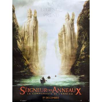 LE SEIGNEUR DES ANNEAUX - LA COMMUNAUTE Affiche de film- 40x60 cm. - 2001 - Viggo Mortensen, Peter Jackson