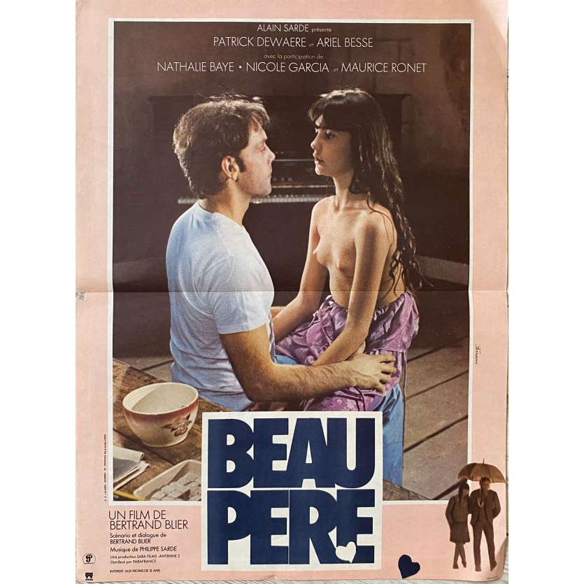 BEAU PERE Affiche de film- 40x60 cm. - 1981 - Patrick Dewaere, Bertrand Blier