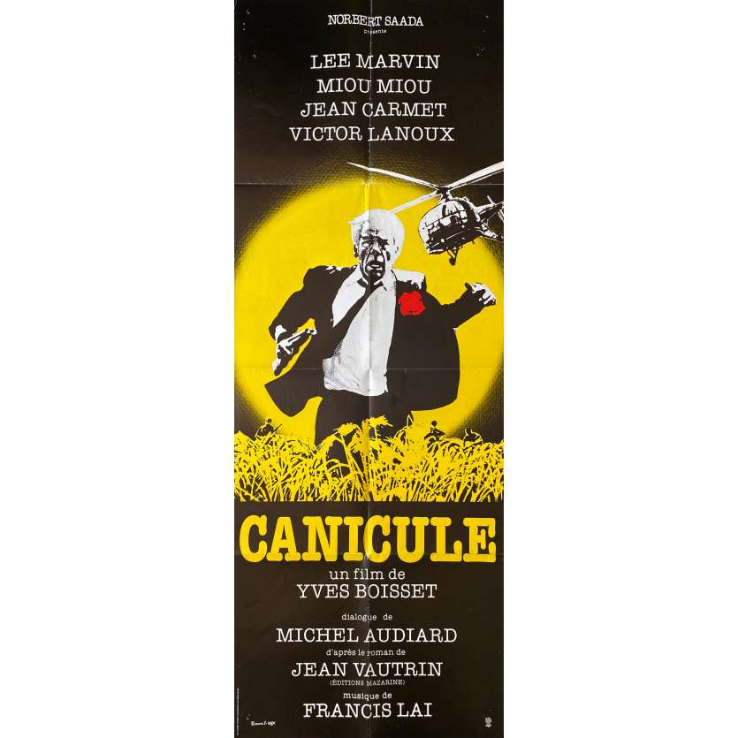 CANICULE Affiche de film- 60x160 cm. - 1984 - Lee Marvin, Yves Boisset