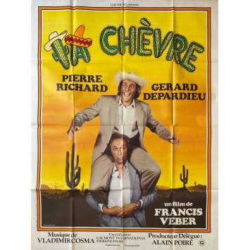 LA CHEVRE Affiche de film- 120x160 cm. - 1981 - Pierre Richard, Gérard Depardieu, Francis Veber