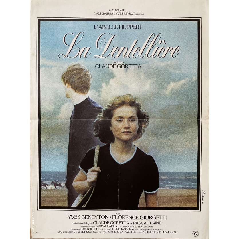 LA DENTELLIERE Affiche de film- 40x60 cm. - 1977 - Isabelle Huppert, Claude Goretta