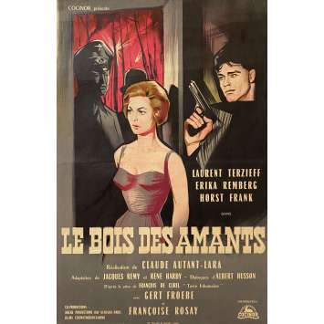 BETWEEN LOVE AND DUTY Original Movie Poster- 15x21 in. - 1960 - Laurent Terzieff, Claude Autant-Lara