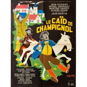 LE CAID DE CHAMPIGNOL Affiche de film- 60x80 cm. - 1966 - Michel Serrault, Jean Bastia