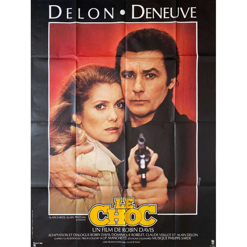 CONTRACT IN BLOOD Original Movie Poster- 47x63 in. - 1982 - Robin Davis, Alain Delon, Catherine Deneuve