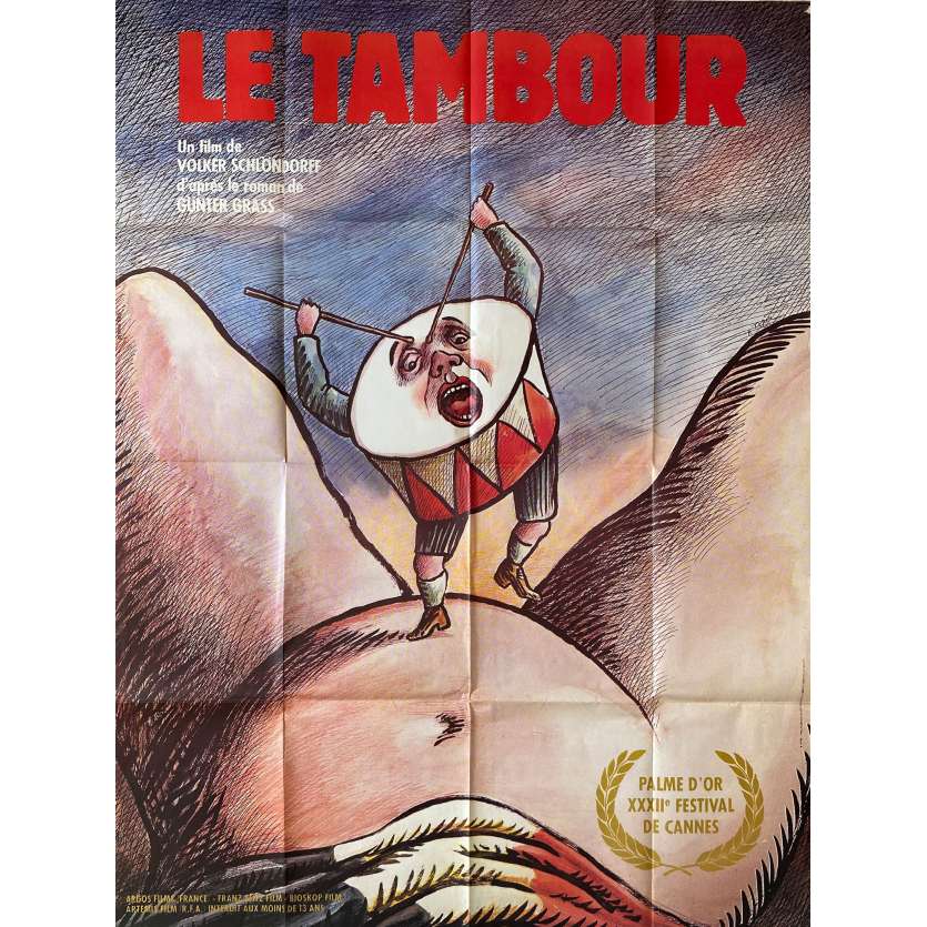 THE TIN DRUM Original Movie Poster- 47x63 in. - 1979 - Volker Schlöndorff, David Bennent