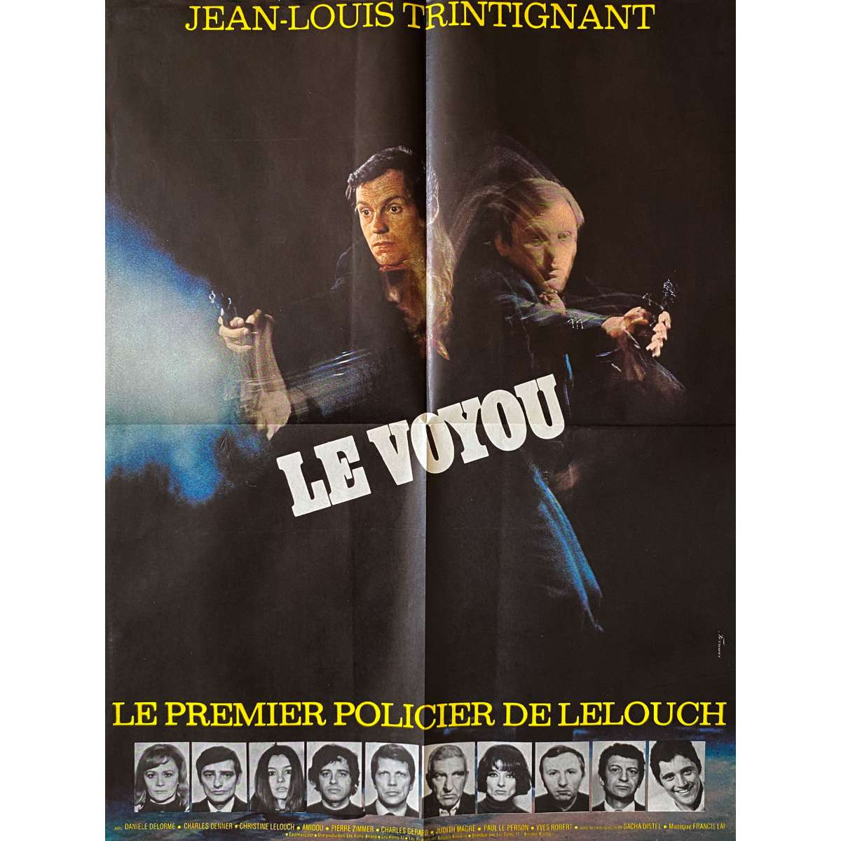 Les Plus Gros Voyou De France Affiche de cinéma française de LE VOYOU - 60x80 cm.