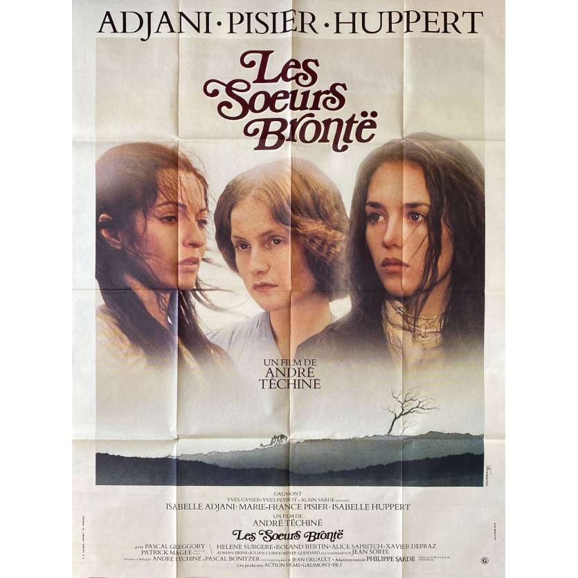 LES SŒURS BRONTE Affiche de film- 120x160 cm. - 1979 - Isabelle Adjani, Isabelle Huppert, André Téchiné