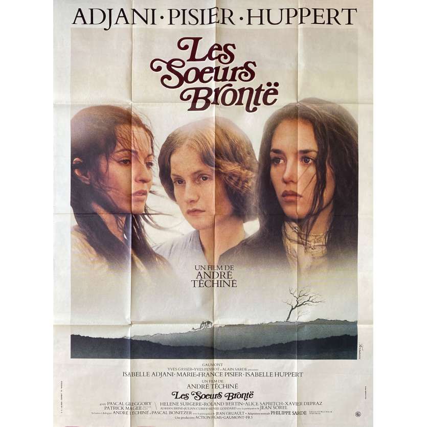 THE BRONTE SISTERS Original Movie Poster- 47x63 in. - 1979 - André Téchiné, Isabelle Adjani, Isabelle Huppert