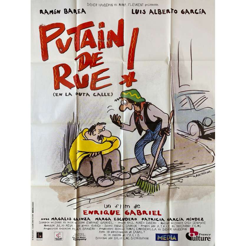 HITTING BOTTOM Original Movie Poster- 47x63 in. - 1997 - Enrique Gabriel, Claire Bretecher