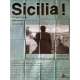SICILIA Affiche de film- 120x160 cm. - 1999 - Gianni Buscareno, Danièle Huillet