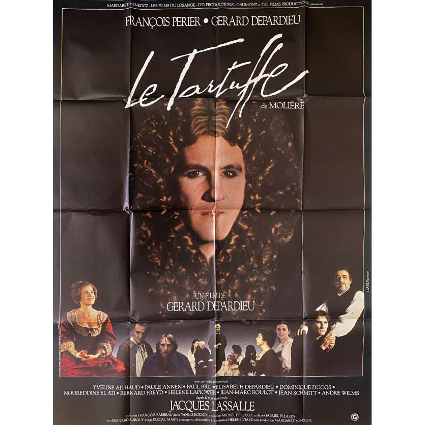 TARTUFFE Affiche de film- 120x160 cm. - 1984 - François Perrier, Gérard Depardieu