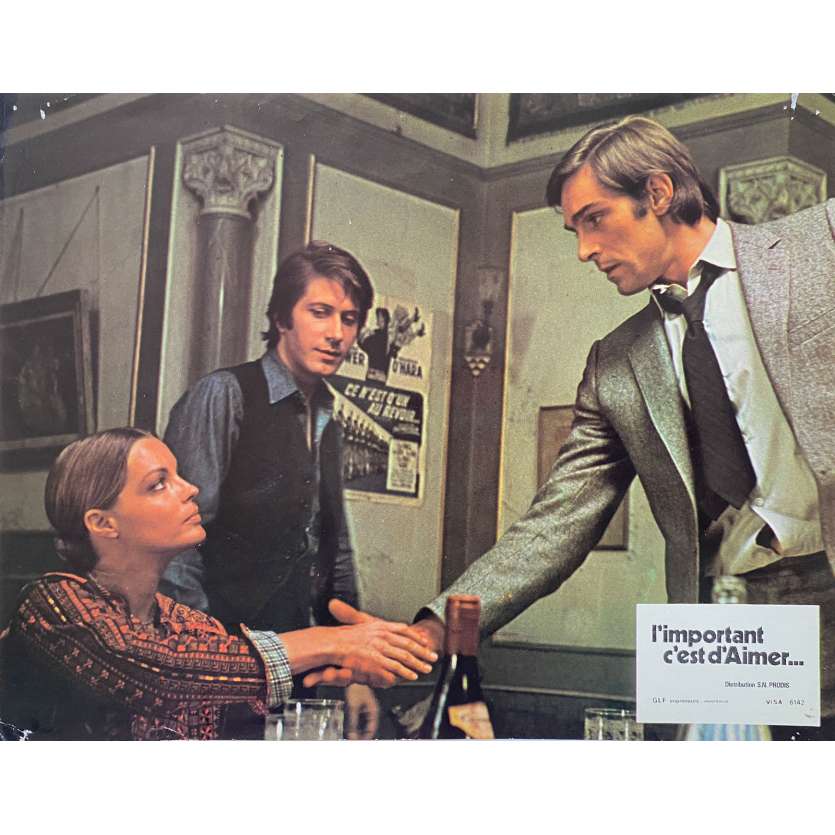 L'IMPORTANT C'EST D'AIMER Original Lobby Card N01 - 9x12 in. - 1975 - Andrzej Zulawski, Romy Schneider