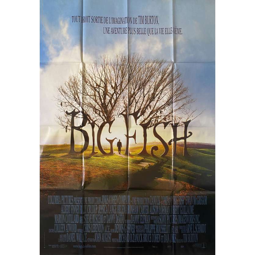 BIG FISH Affiche de film120x160 cm - 2003 - Ewan McGregor, Tim Burton