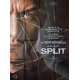 SPLIT Affiche de film 120x160 cm -2016 - James McAvoy, M. Night Shyamalan